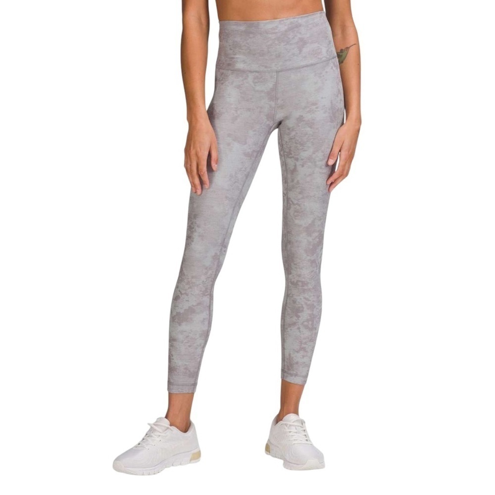Lululemon Wunder Train High-Rise Leggings 25" Grey Everlux Sz 8